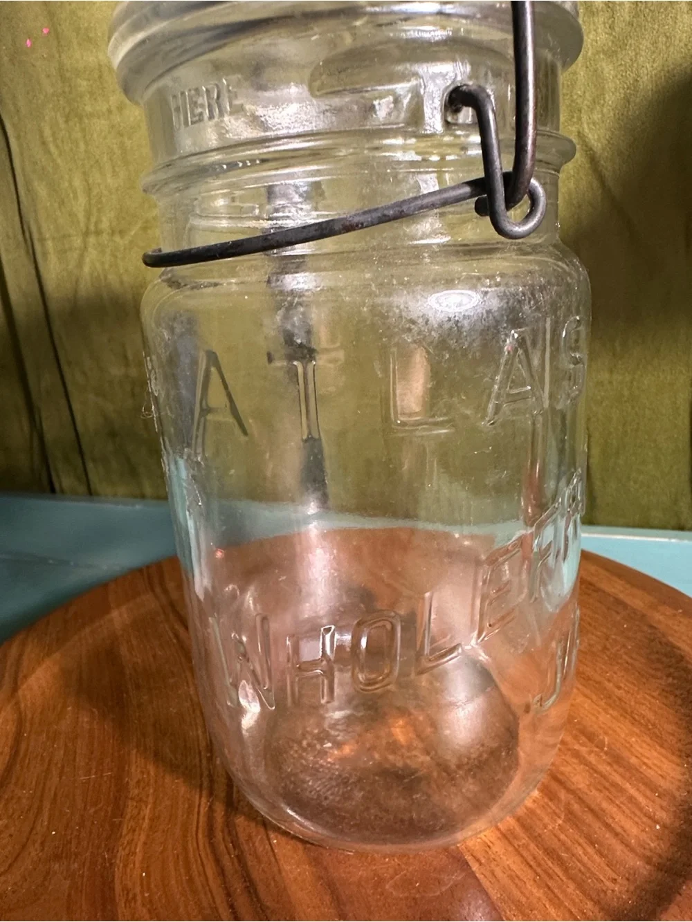 Atlas whole fruit jar